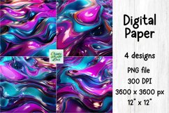 Abstract Digital Paper | PNG Background | Wall | Tumbler Product Image 1