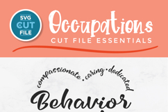 Behavior specialist svg for ABA or BCBA behavioral therapy Product Image 5