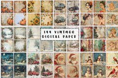144 Vintage Journal Scrapbook Paper Product Image 1