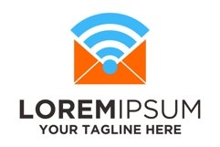 Postmail Wireless email Logo Template Product Image 1
