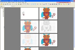 Blue Owl - PDF Cross Stitch Pattern Product Image 2