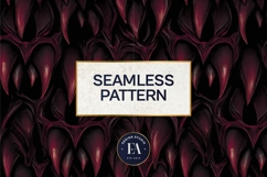 Vampire Fangs Pattern, Dark Gothic Teeth Digital Paper Product Image 3