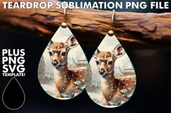 Whimsical Teardrop Earrings Magic, Christmas Product Image 1