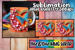 Sweet dreams sublimation print wrap, 3D Heart Product Image 1