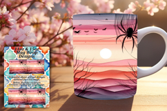 GORGEOUS PNG Mug Wrap Design 15oz , Halloween Product Image 1