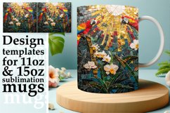 Shimmering Lotus Love Mug Wrap: Sublimation, 11oz &amp; 15oz Product Image 1