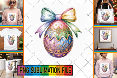 Cozy TSHIRT Gift Ideas PNG, Easter Egg Product Image 1