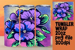 Bright Flower Pattern Tumbler Designs Product Image 1