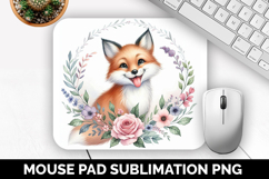Cute Animals Mouse Pad Bundle, Sublimation Mouse Pad PNG Product Image 15