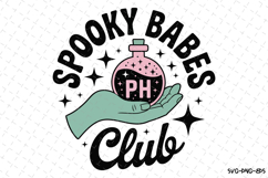 Spooky Babes Club Svg | Halloween Svg | Svg Cut Files Product Image 1