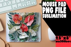 3D Flower in Hole Mouse Pad for Sublimation PNG Product Image 1