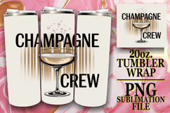 Joyful Spirits 20oz tumbler wrap, Retro Food Product Image 1