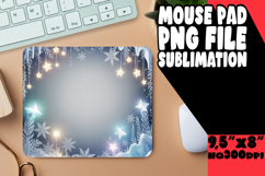ENCHANTED mouse PAD Fun Sublimation, Christmas Product Image 1