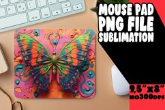 Colorful Butterfly Sublimation Pad - Spring Theme Product Image 1