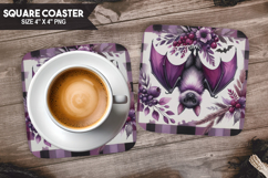 Cute Animals Square Coaster PNG Bundle, Digital Coaster Set Product Image 14