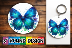 Enchanted Keychain PNG Style, Butterfly Product Image 1