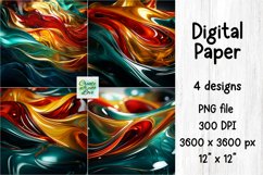 Abstract Digital Paper | PNG Background | Wall | Tumbler Product Image 1