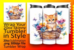 Cat Collage Tumbler Wrap: Sublimation Bliss Product Image 1