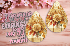 Unique Teardrop Design for DIY , Autumn Flower Product Image 1