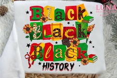 Black History Month PNG, My History Is Strong, Afro American Product Image 6