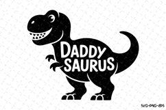 Daddy Saurus svg | Father&#039;s day Svg | Svg Files Product Image 1