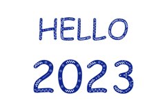 Lettering vector illustration. 2023 year. Product Image 1