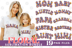 Family Mama Dad Sublimation Bundle Mother&#039;s Father&#039;s Day Set Product Image 1