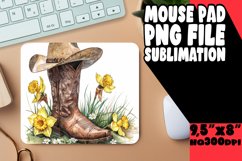 Floral Mousepad Sublimation Print PNG Product Image 1