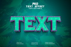 Text 3d psd text effect style Product Image 1