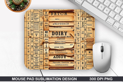 Vintage Mouse Pad Sublimation PNG Design - Mouse Pad PNG Product Image 1