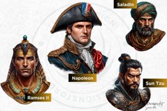 Historical figures clipart set, rulers, scholars, inventors Product Image 4