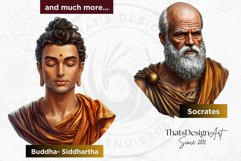 Historical figures clipart set, rulers, scholars, inventors Product Image 10