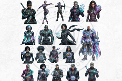 Neon Alchemy Universe Cliparts and backgrounds Scrapbooking Product Image 7