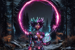 Neon Alchemy Universe Cliparts and backgrounds Scrapbooking Product Image 10