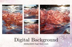 Ocean Waves Background Sea Water Deep Blue Ocean Surfing_145 Product Image 1