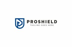 P Letter Shield Logo Product Image 2