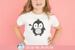 Penguin SVG | Cute Baby Arctic Animal Art for Baby Shower Product Image 4