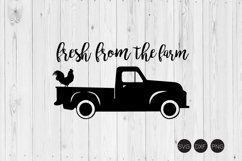 Fresh From The Farm SVG, DXF, PNG Cut File Product Image 1