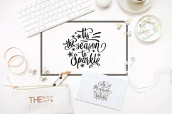 Tis the season to Sparkle SVG DXF EPS PNG Product Image 6
