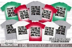 Matching Christmas T-Shirt Png Design Bundle | Sublimation Product Image 1