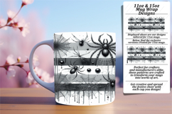 EXQUISITE 11oz Mug Wrap PNG Template , Halloween Product Image 1