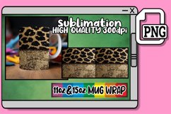 Glittery Wildflower &amp; Petal Power Mug Decals 15oz 11oz Product Image 1