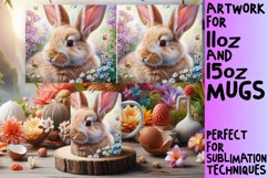 Easter Bunny Bliss: Springtime Mug Wrap Product Image 1