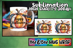 Blissful reflections 11oz 15oz sublimation wrap, Pumpkin Wat Product Image 1