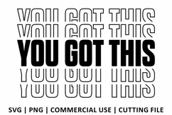 You Got This SVG | Stacked SVG Product Image 2