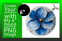 Enchanted Spring: 3D Floral Round Designs Art PNG Product Image 1