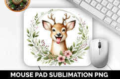 Cute Animals Mouse Pad Bundle, Sublimation Mouse Pad PNG Product Image 16