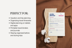Cruise Planner Printable PDF Vacation Organization Planner Product Image 5