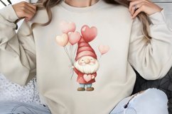 Cute Watercolor Valentines Day Clipart PNG Product Image 1