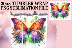 PLAYFUL DREAMS 20oz TUMBLER WRAP, Butterfly Product Image 1
